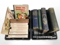 A group of girls annuals, other books including Alice in Wonderland, the life of Charles Dickens,
