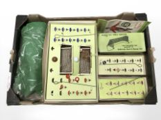A group of Subbuteo teams and accessories.