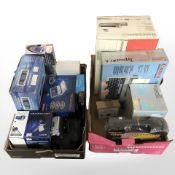 A quantity of electricals including portable DVD player, radio, Sony video camera,