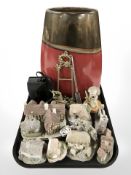 A large modern Portuguese pottery vase,