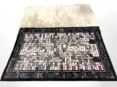 Two contemporary machine made rugs