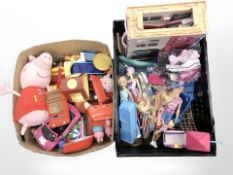 A quantity of Barbie and other toys (2 boxes)