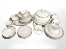 Fifty pieces of Royal Doulton Arlington tea and dinner china