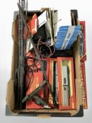 A group of Hornby 00 gauge locomotives, other rolling stock, track,
