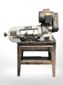 A Sealey swivel metal cutting band saw model SM4,