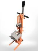 A hydraulic log splitter