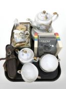 A Japanese export tea set, child's lustre tea set,