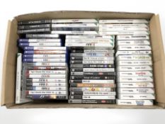 A collection of video games including PS1, PS4, PSP,