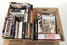 A collection of volumes relating to The Rolling Stones.