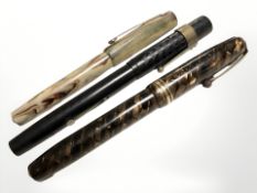 A Conway Stewart fountain pen with 14ct gold nib,