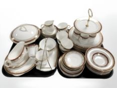 Fifty eight pieces of Royal Grafton Majestic tea, coffee and dinner china.