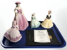 A Coalport Age of Elegance porcelain figure 