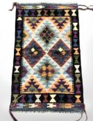 A Maimana Kilim, 99 cm x 60 cm.