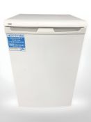 A Beko underbench fridge.