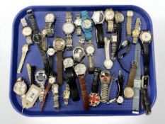 Approximately thirty five miscellaneous wristwatches.