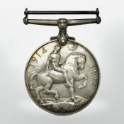 A First World War British War Medal named to 127928 Pte.2. D. Younghusband R.A.F.