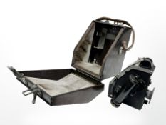 A WWII RAF bubble sextant in Bakelite transit case CONDITION REPORT: Case inner