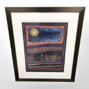 After Ron Durham : Abstract street scene, digital print, signed in pencil and dated 2013,