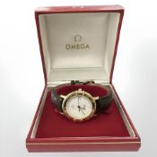 A gent's 18ct yellow gold Omega Constellation Chronometer automatic wristwatch, ref 1111, serial no.