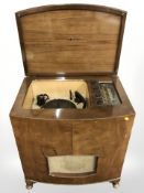 A Pye walnut cased radiogram