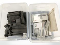 A collection of Marklin HO gauge railway track and control units, Mobile Station 60652,