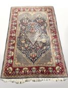 An Isfahan rug, Central Iran, 220 cm x 138 cm.