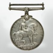 A First World War British War Medal named to 227460 J W Errington R.N.