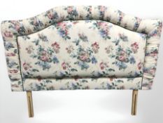 An upholstered 4' headboard