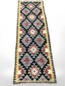 A Maimana Kilim runner, 190 cm x 61 cm.