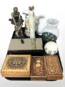 A Frith figurine of a ballet dancer, Leonardo collection figure of a lady,