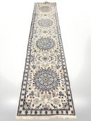 A Nain runner, Isfahan Province, Central Iran, 387 cm x 77 cm.