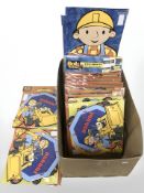 A quantity of Bob the Builder wall art decorations.