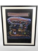 After Ron Durham : Abstract study, digital print,