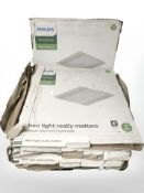 A group of Philips LED ceiling lights