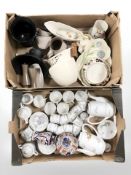 A group of Japanese export tea china, further ceramics, dinner wares, etc.