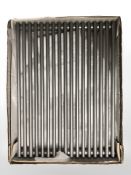Two 800 mm x 600 mm metallic finish radiators