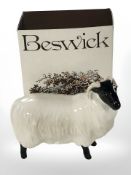A Beswick sheep with original box.