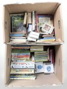A quantity of children's books including Beatrix Potter, Mister Men, Ladybird books, Dr. Seuss, etc.
