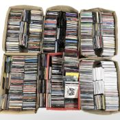 A very large quantity of CDs.