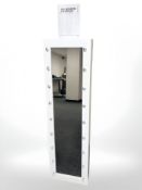 A wall mounted LED armoire, height 111 cm.