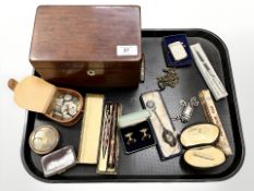 A George V coronation commemorative fountain pen, a combination propelling pencil/lighter,