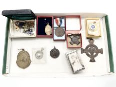 A small group of badges and decorations, Life Saving medals,
