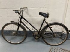 A vintage Rudge lady's bike, frame 21.