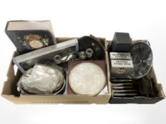 Assorted silver plated and stainless steel wares, cutlery, etc.