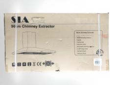 A Sia 90 cm chimney extractor,