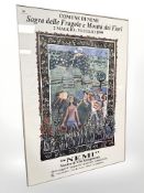 A continental modern art poster, 'Nemi', 71 cm x 101 cm.