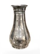An Edwardian silver mallet-form sugar caster, Joseph Gloster Ltd, Birmingham 1909,