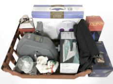 A group of contemporary lanterns, iron,