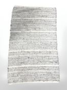 A vintage flat weave rug, 122 cm x 74 cm.