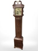 A reproduction granddaughter clock signed 'E. J. Goodfellow, Wadebridge', height 152 cm.
